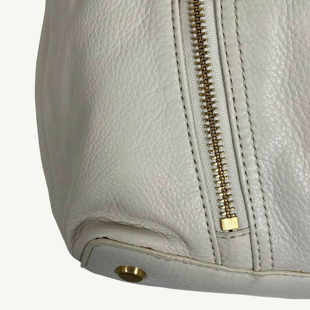 Cole Haan Bailey Ivory Drawstring Tote - Picture 8 of 10